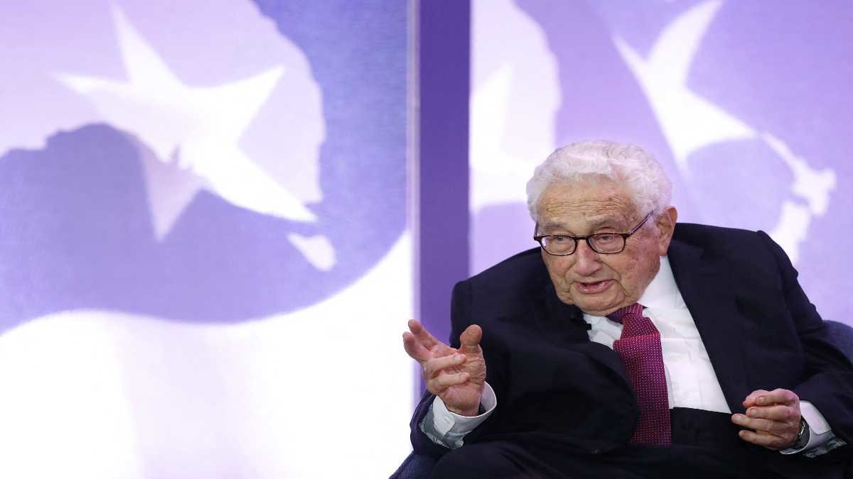 El exsecretario de Estado de Estados Unidos, Henry Kissinger en una aparición pública en 2019. Foto: Chip Somodevilla / Getty Images North America / AFP.