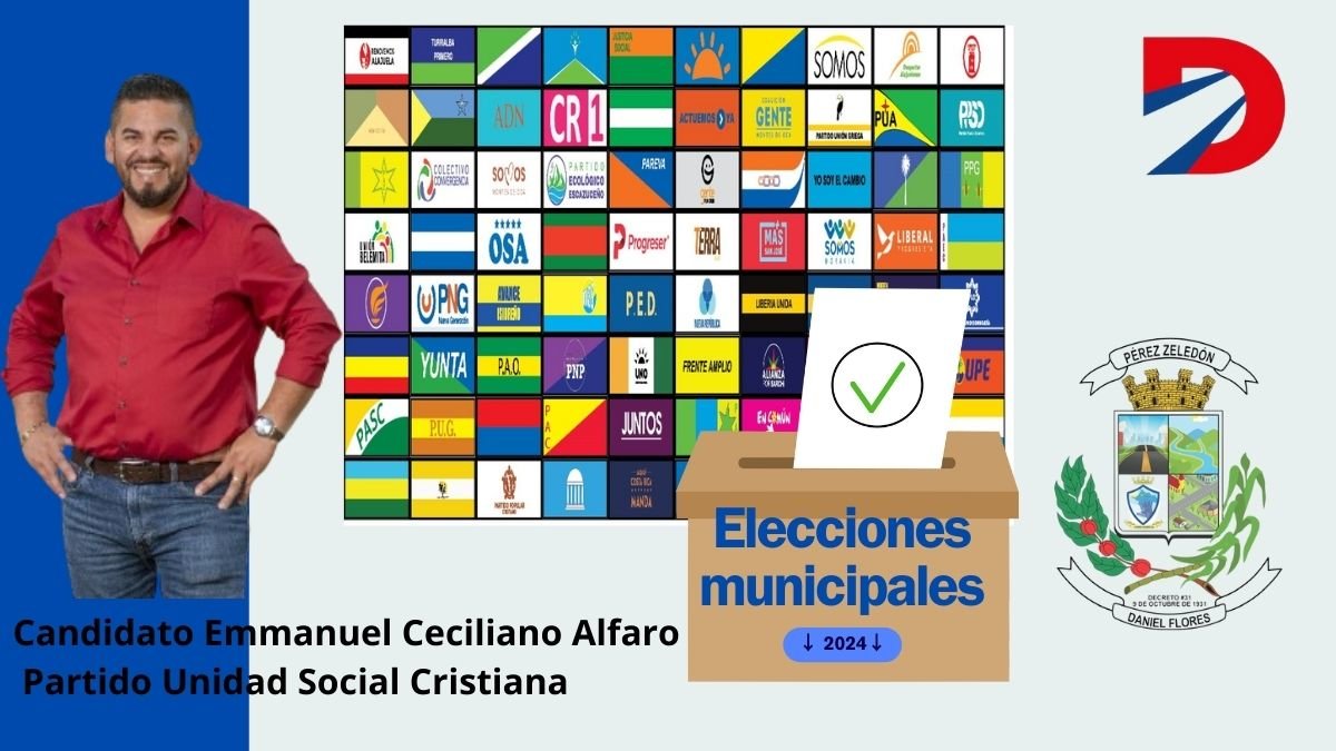 Emanuel Ceciliano buscará continuar con labor del actual alcalde en Pérez Zeledón.