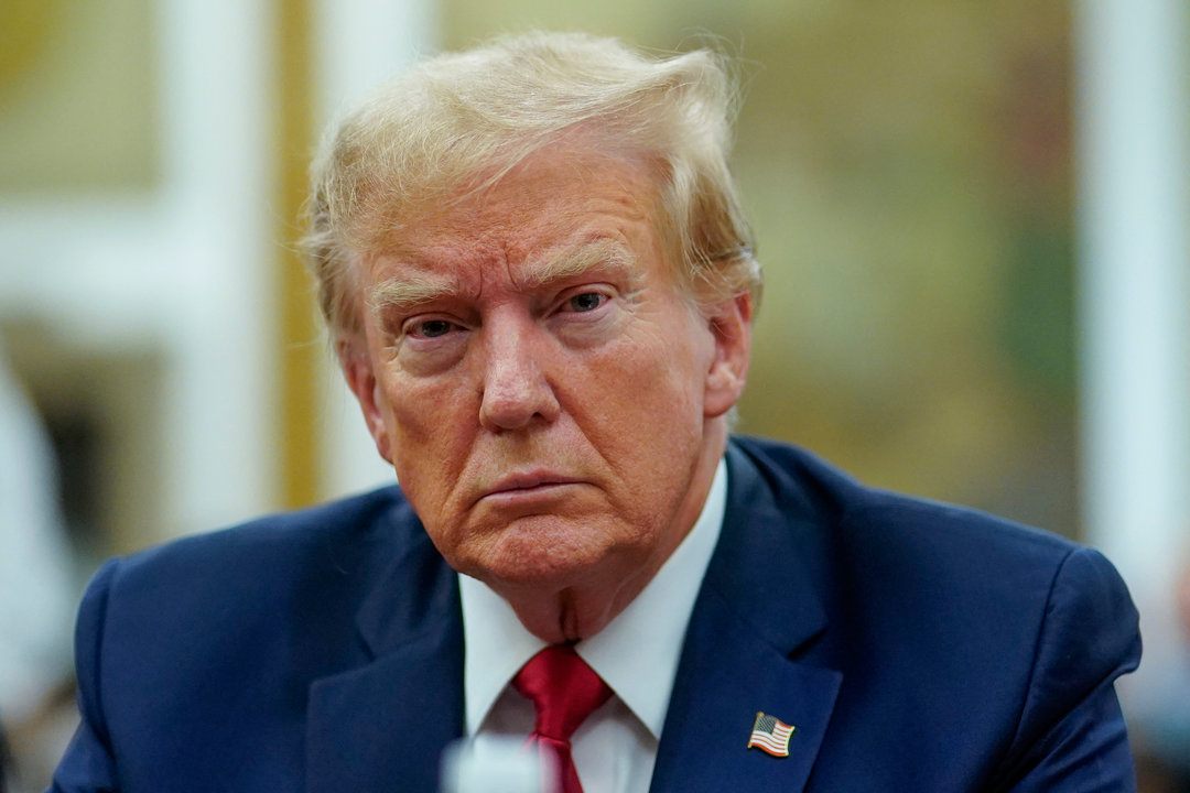 El ex presidente de Estados Unidos, Donald Trump, durante una vista en la Corte Suprema de Nueva York, el 7 de diciembre pasado. Foto: Eduardo Muñoz / AFP.