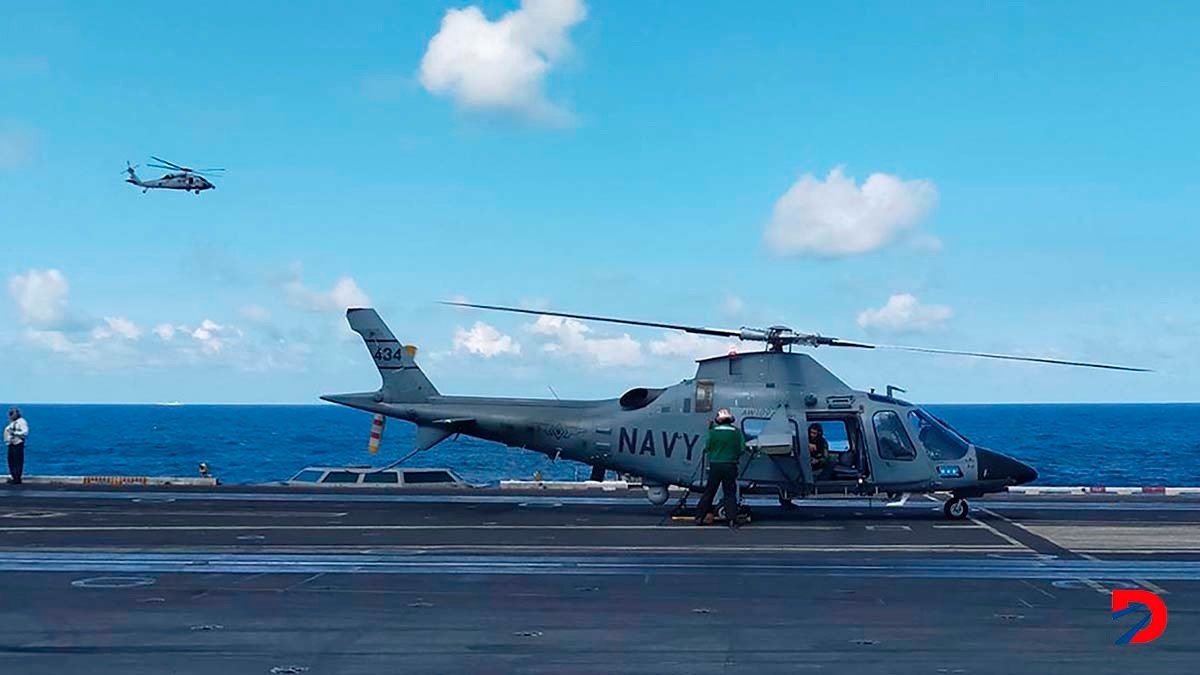 Imagen suministrada por las Fuerzas Armadas de Filipinas el 4 de enero de 2024, mostrando las maniobras militares conjuntas con Estados Unidos. Foto: Fuerzas Armadas de Filipinas / AFP.