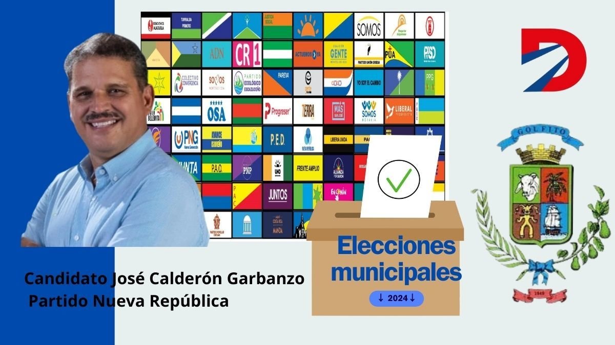 José Calderón Garbanzo buscará trabajar de una forma integral todos los problemas del cantón golfiteño