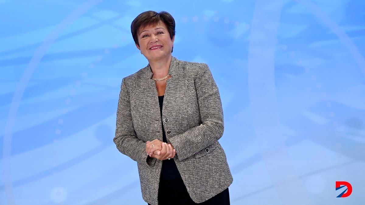 Kristalina Georgieva, directora del FMI. Foto: Olivier Doulier / AFP.