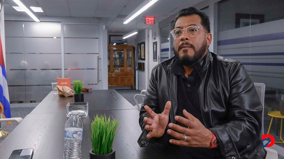 Félix Maradiaga, excandidato presidencial en Nicaragua, habló sobre la realidad de régimen de Daniel Ortega. Foto: Jesús Olarte / AFP.