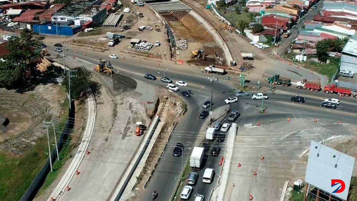 Las obras publicas en san José están causando congestionamientos en distintos puntos. Foto Ilustrativa del CONAVI