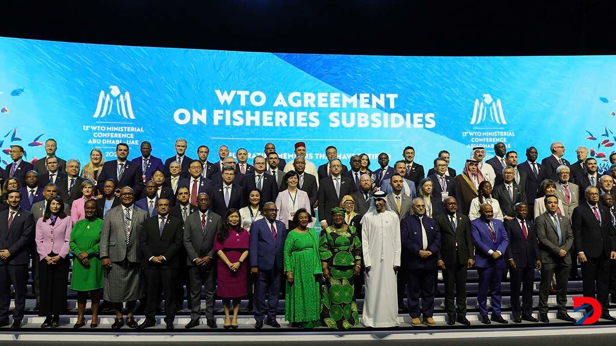 Los delegados presentes en la Conferencia Ministerial de la OMC, duranta la apertura. Foto: Giuseppe Cacace / AFP.