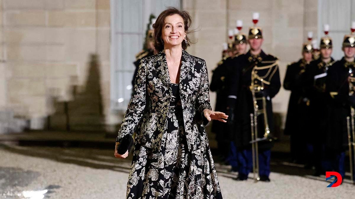 La directora de la UNESCO, Audrey Azoulay, durante una reciente actividad en París. Foto: Ludovioc Marín / AFP.