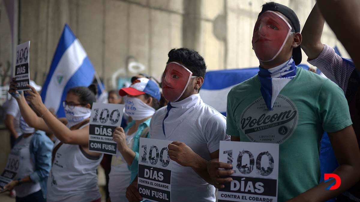 Las protestas de 2018 en Nicaragua dejaron más de 300 muertos. Foto: Marvin Recinos / AFP.