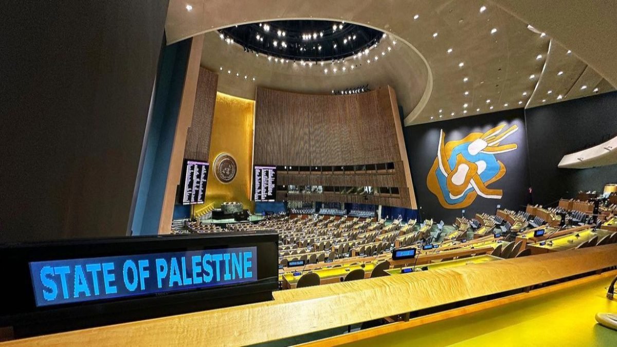 La Asamblea General de la ONU, votó a favor de la inclusión de Palestina como Estado Miembro. Foto: ONU