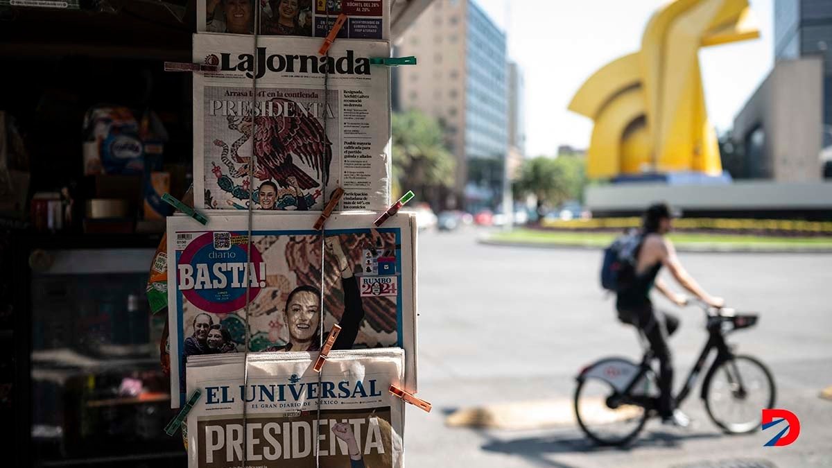 Los diarios mexicanos se centraron este lunes en el resultado de las elecciones. Foto: Yuri Cortez.