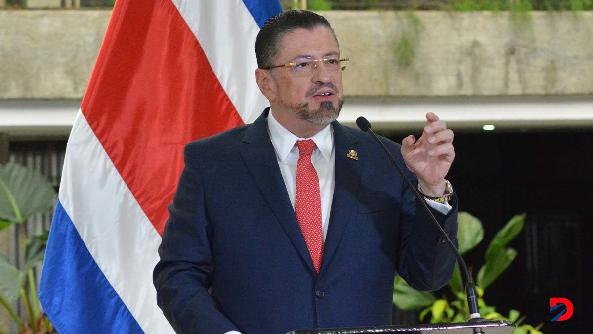 Rodrigo Chaves, presidente de la República. Foto Sócrates Colindres