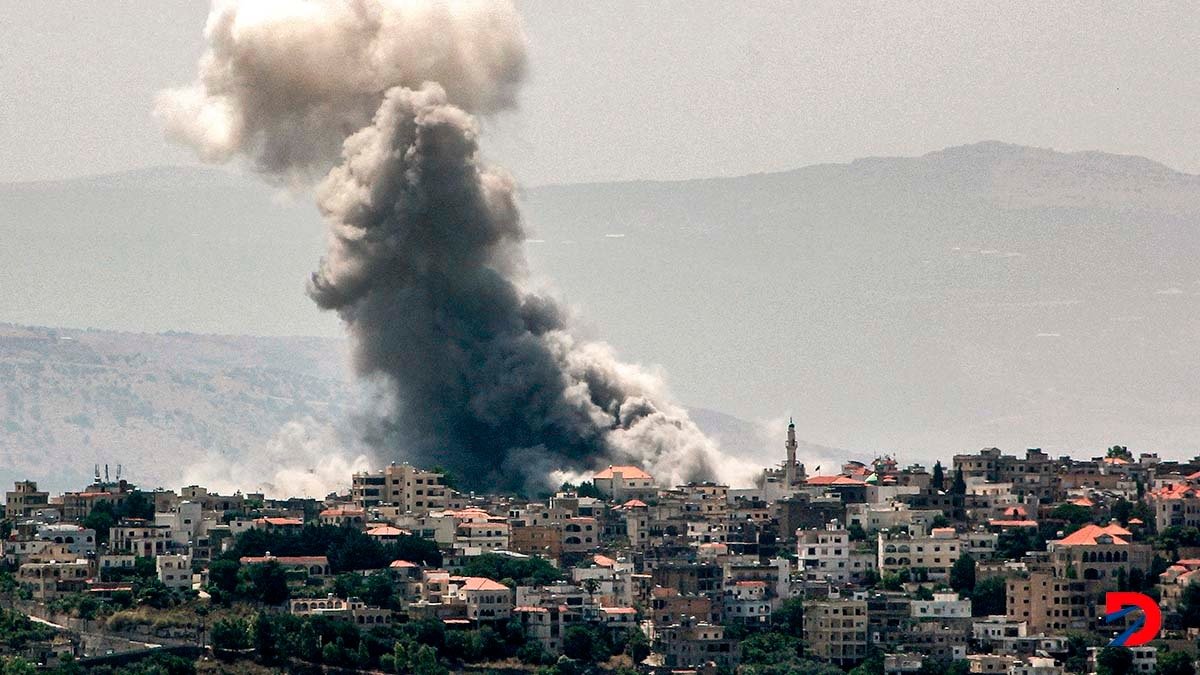 Además de gaza, Israel ha seguido bombardeando zonas al sur de Líbano. Foto: Rabih Daher / AFP.