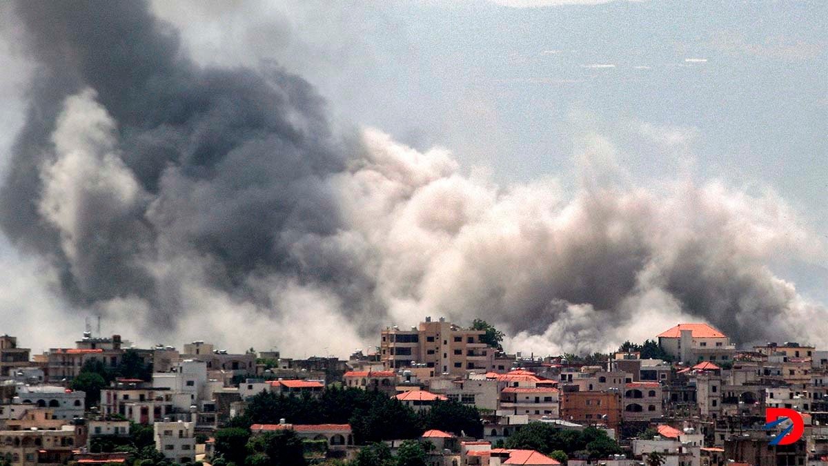 Israel continuó con los bombardeos en el sur del Líbano. Foto: Rabih Daher ( AFP.