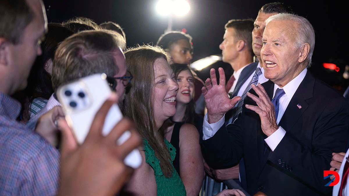 El presidente de Estados Unidos, Joe Biden, habló en Carolina del Norte, después de una noche difícil en el debate ante Donald Trump. Foto: Mandel Ngan / AFP.