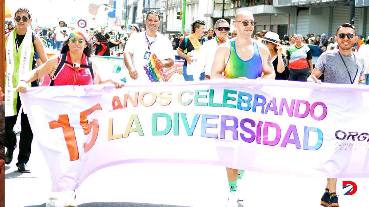 La Marcha del Orgullo y la Diversidad 2024 se llevó a cabo en San José este domingo. Foto: Sócrates Colindres.