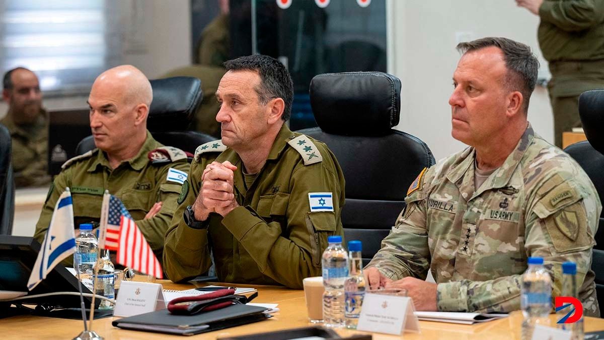 El Comando Central de ejército Israelí, durante una sesión el miércoles. Foto: Ejército de Israel / AFP.