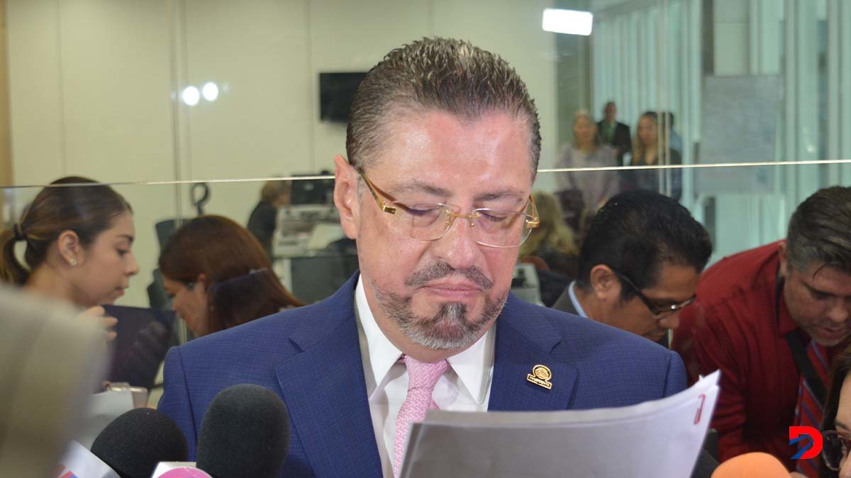 El Presidente de la República, Rodrigo Chaves. Foto Sócrates Colindres