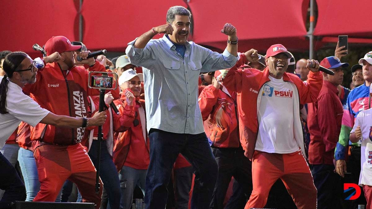 Nicolás Maduro, presidente de Venezuela. Foto: Yuri Cortez / AFP.