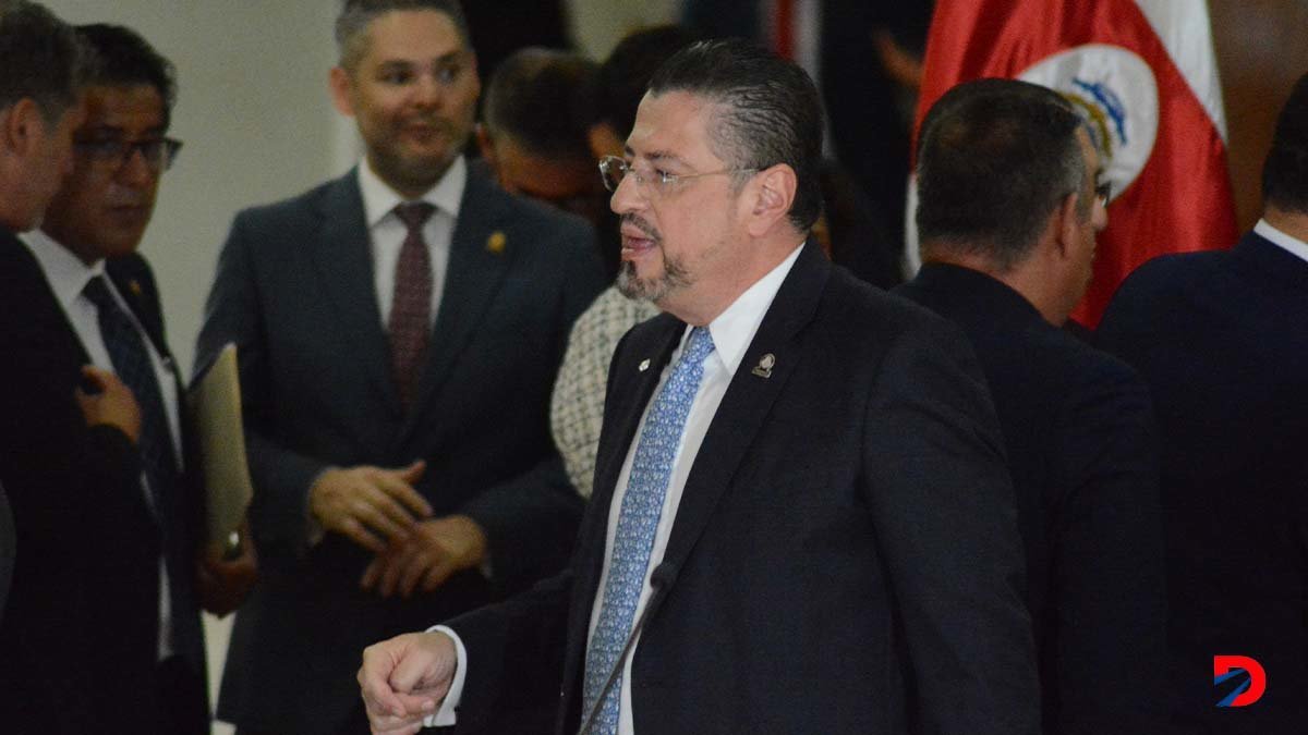 Rodrigo Chaves, presidente de la República.