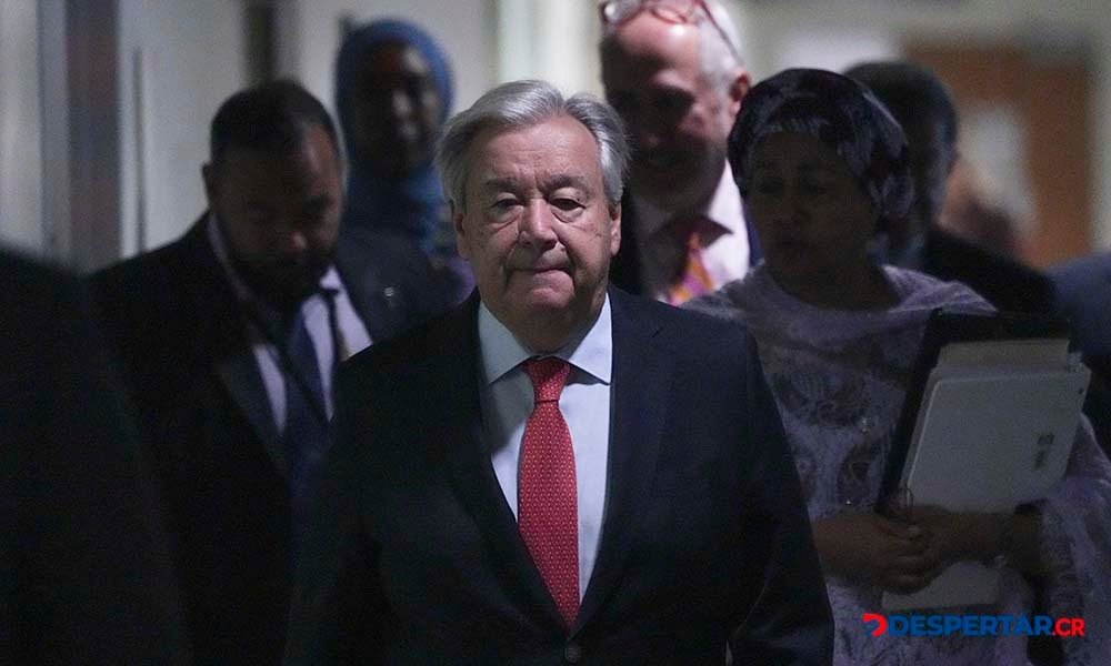 El secretario general de la ONU, Antonio Guterres apoya las recomendaciones sobre la IA. Foto: Bryan R. Smith / AFP.