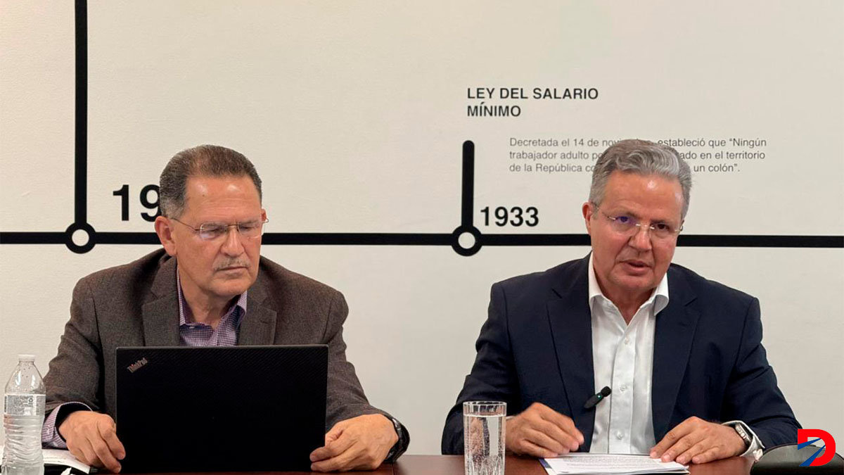 El coordinador de la Comisión Especial Salarial de UCCAEP, José Muale Hernando solicitó al CNS respetar los acuerdos previos alcanzados y la metodología de fijación de salarios mínimos para el 2025. Foto:  Ministerio de Trabajo.